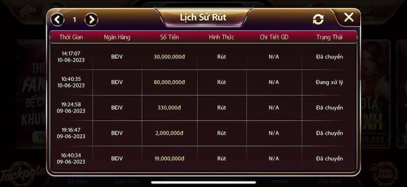 Những lưu ý khi rút tiền tại Sunwin không thành công 